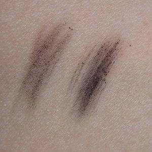 Anastasia Brow Wiz Ebony vs NARS Brow Perfector Suriname Swatches