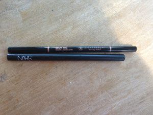 NARS Brow Perfector Suriname vs Anastasia Brow Wiz Ebony