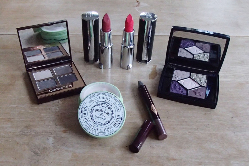 UK Haul - Charlotte Tilbury Rock Chick, Givenchy Le Rouge Brun Vintage and Corail Decollete, Dior Constellation, Charlotte Tilbury Dark Pearl, Bourjois Java Rice Powder