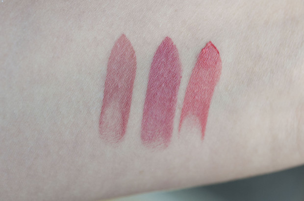 Givenchy Le Rouge 105 Brun Vintage, 204 Rose Budoir, 303 Corail Decollete