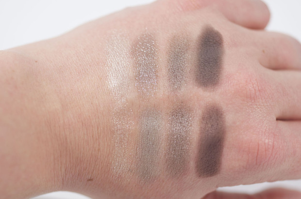 Charlotte Tilbury Rock Chick vs Tom Ford Silvered Topaz swatches