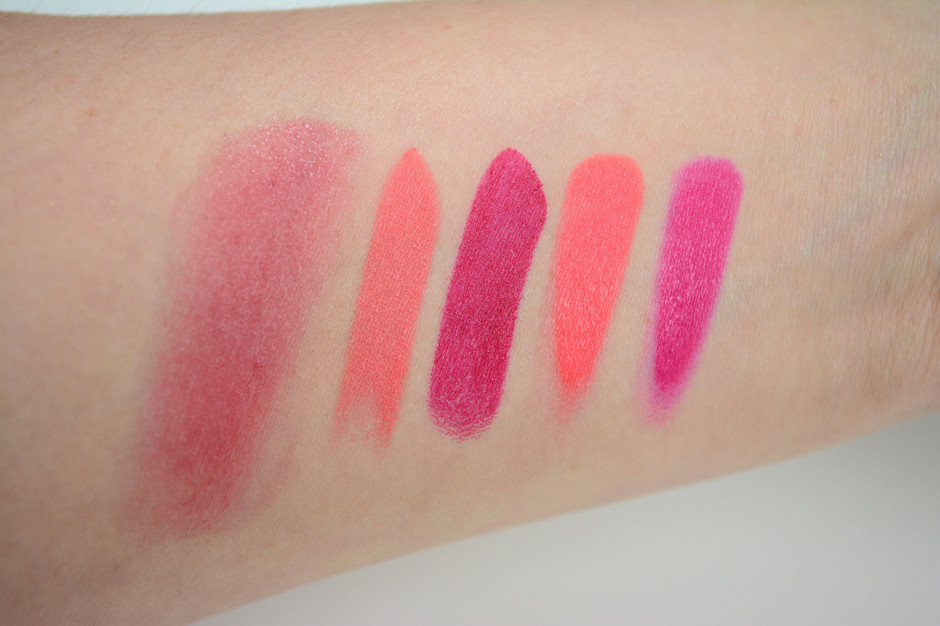 Rouge Bunny Rouge Rubens, Edward Bess Island Coral, Daniel Sandler Valentina, Inglot 97 and 69