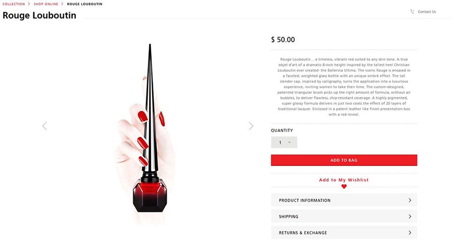 Rouge Louboutin Polish