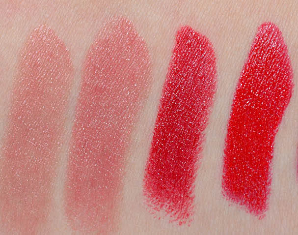 Bite Beauty Luminous Creme Lipstick Swatches Musk, Pepper, Tannin, Pomegranate