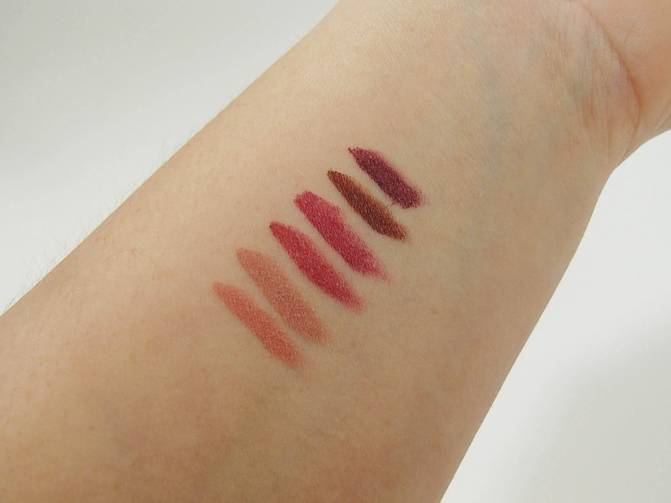 Bite Beauty Matte Creme Lip Crayon Swatches