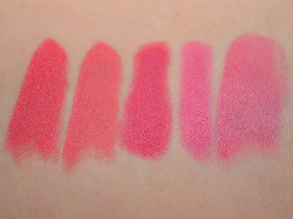 Tom Ford Lips & Boys Michael Comparison Swatches