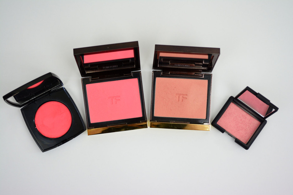 Tom Ford Blush Love Lust & Flushed Comparison Swatches