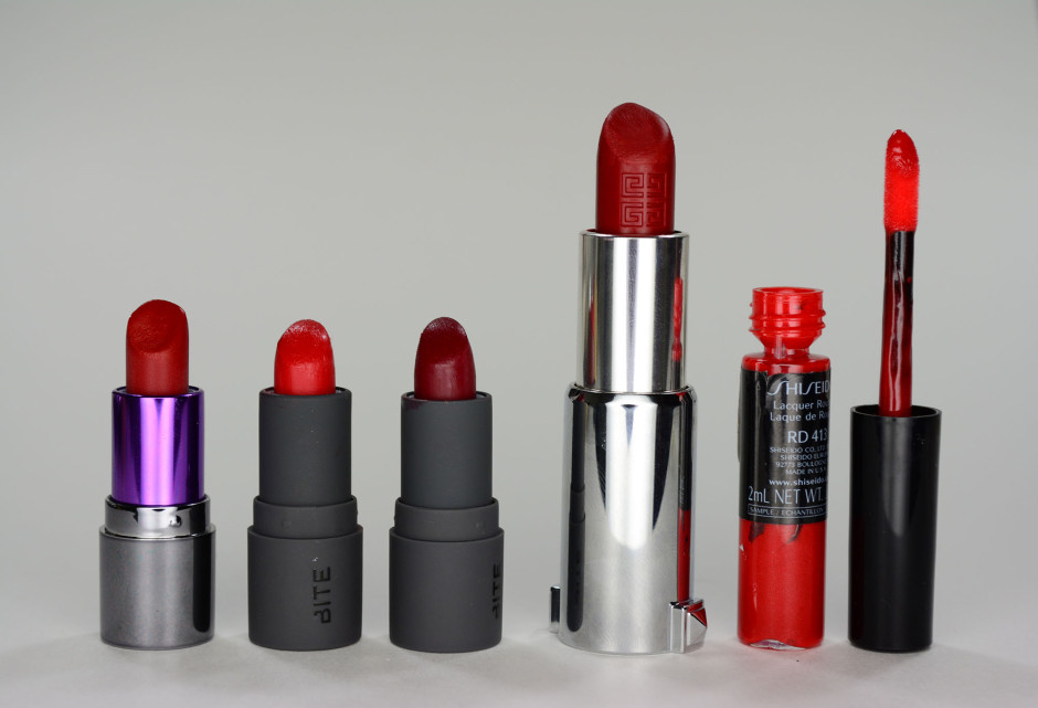 Urban Decay Revolution Lipstick F-Bomb Comparison Swatches