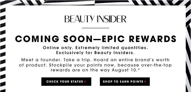 Sephora Epic Rewards 2015