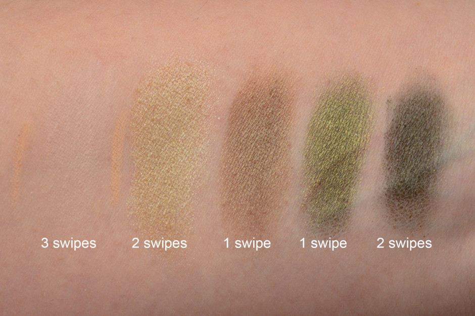 Ulta Artistry Eye Shadow Kit Swatches