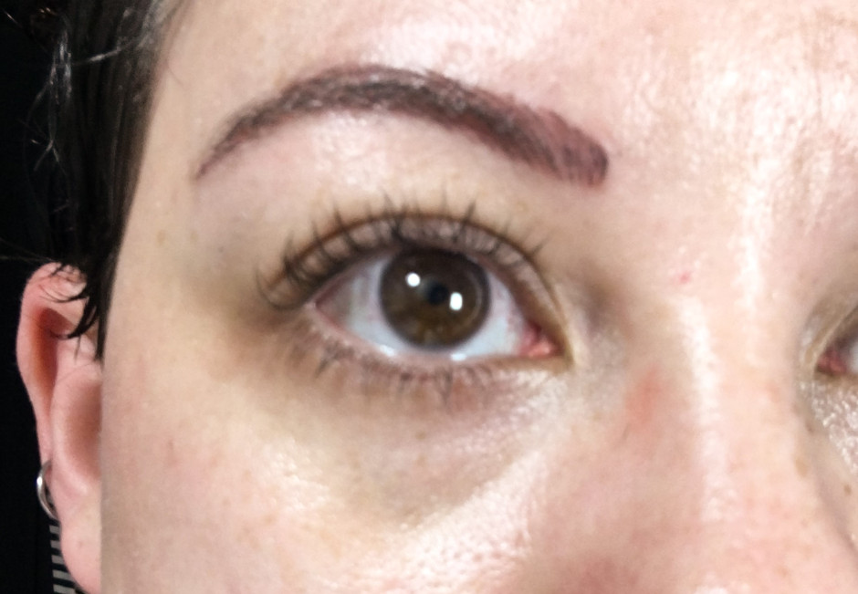 Eyebrow Tattoo Immediately After