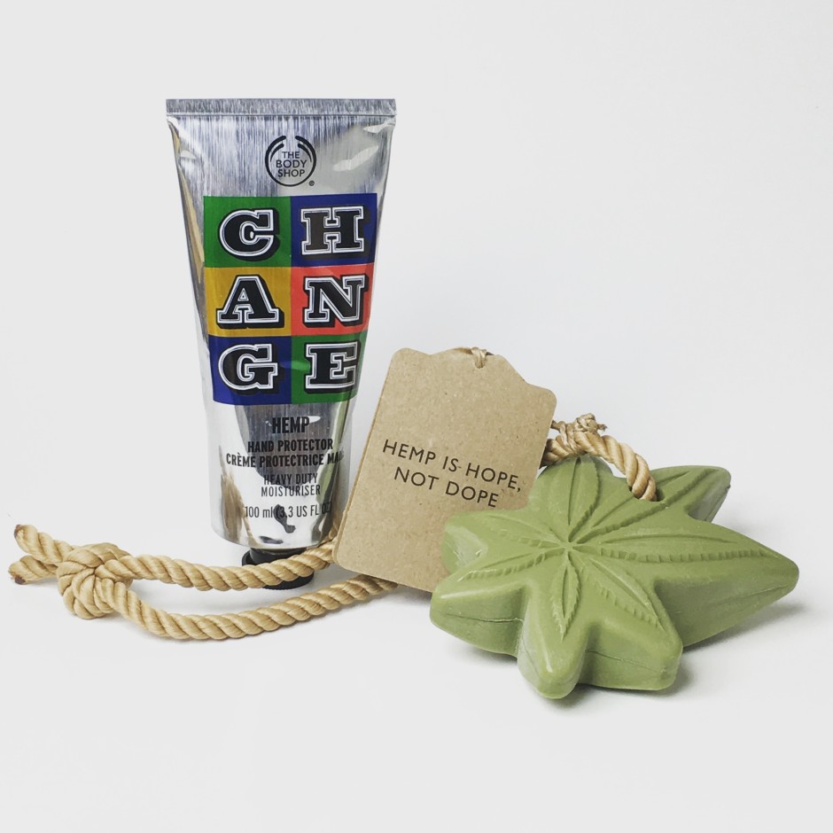 The Body Shop Hemp Hand Protector & Soap on a Rope