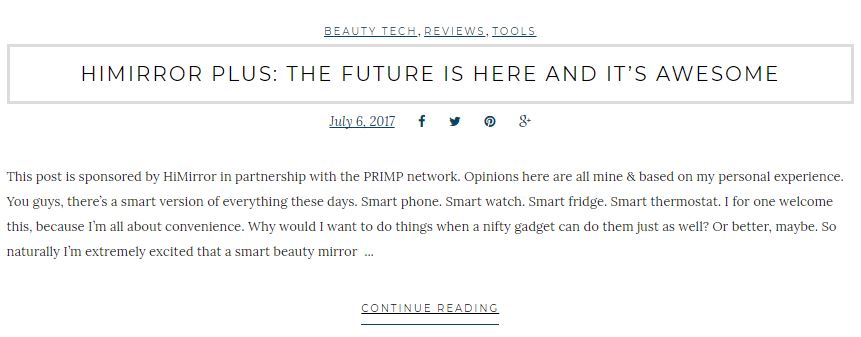 HiMirror Case Study