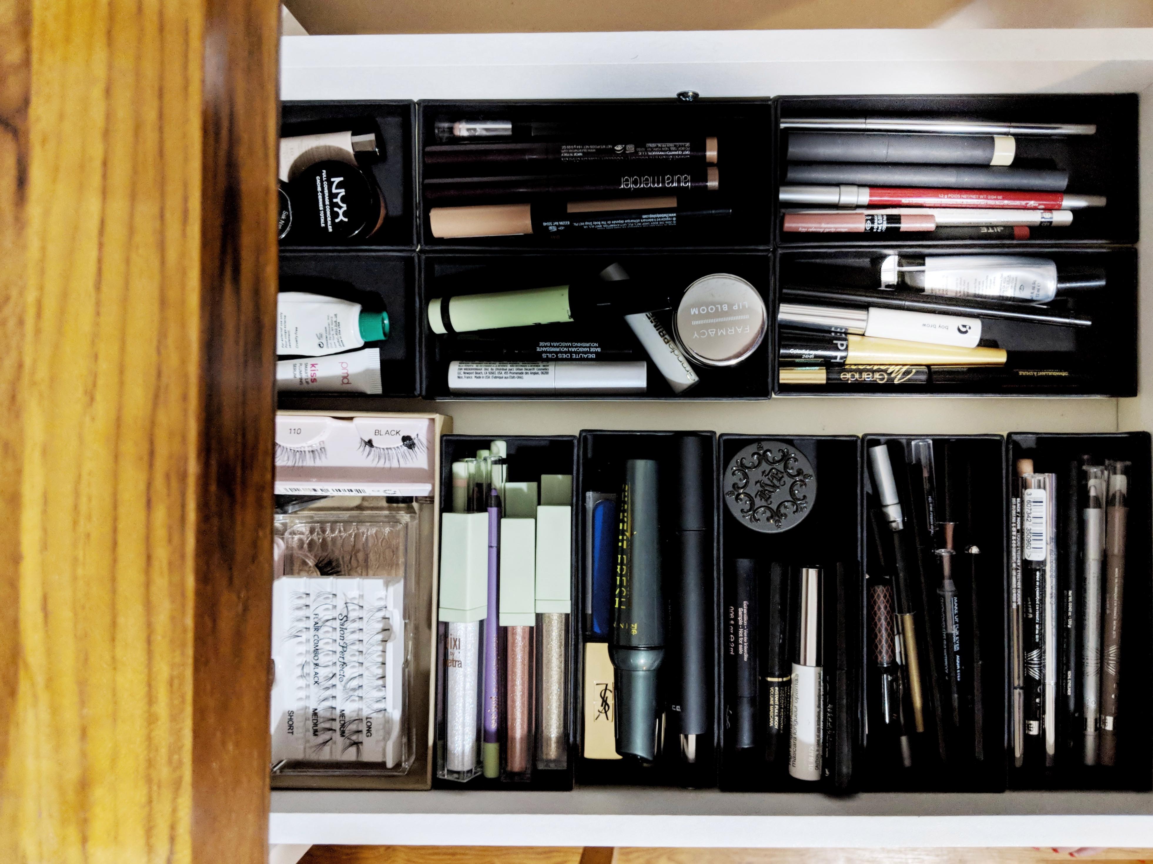 Upcycled Makeup Storage DIY