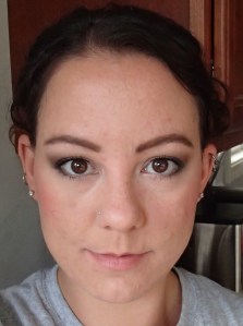 Eyes: NARS Smudge Proof Eyeshadow Base, Burberry eyeshadows in Rosewood, Dark Sable and Midnight Black, Urban Decay Melt eyeshadow, Laura Mercier Tightline Cake Eye Liner, YSL Babydoll Mascara, Rimmel ScandalEyes Waterpoof Kohl in Nude Face: Becca Ever-Matte Poreless Priming Perfector, Hourglass Immaculate Liquid Powder Foundation in Sand, Burberry blush in Rose, Hourglass Ambient Lighting Powder in Ethereal Lips: Givenchy Le Rouge in Beige Plume