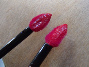 Wand applicators: L'Oreal (left), YSL (right)