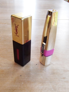 Packaging: YSL (left), L'Oreal (right)