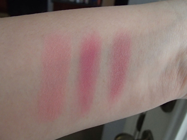 Hourglass Ambient Lighting Blush Radiant Magenta Comparison Swatches