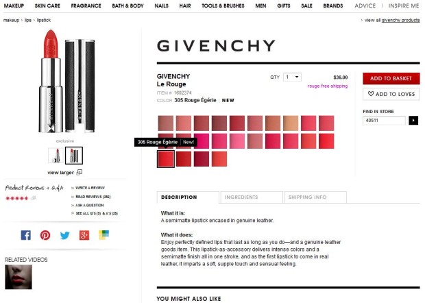 Givenchy Le Rouge new shades